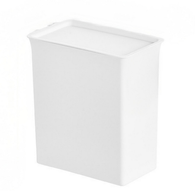 데일리홈 다용도 수납 정리 보관함, 화이트, 1개