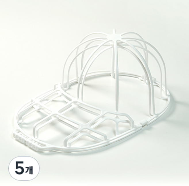 코멧 홈 변형방지 모자 세탁 보관망, 화이트, 5개