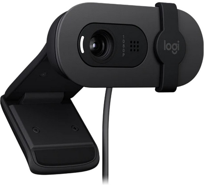 logitech 羅技 Brio 100 網路攝影機, 石墨灰