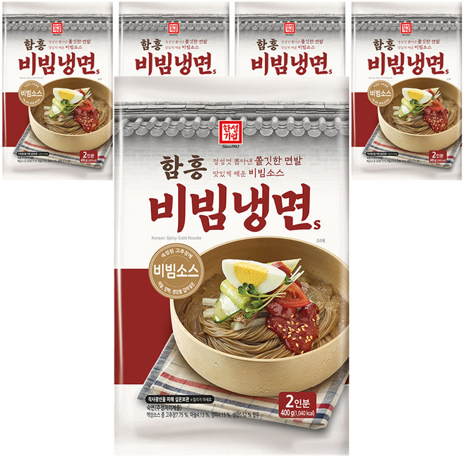 한성기업 함흥 비빔냉면 S, 400g, 5개
