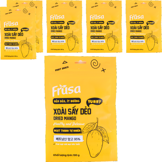 Frusa 푸루사 건망고, 100g, 6개