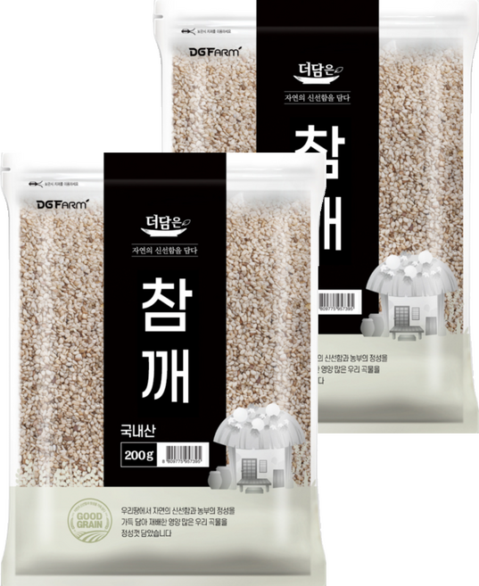 더담은 국산 참깨, 200g, 2개
