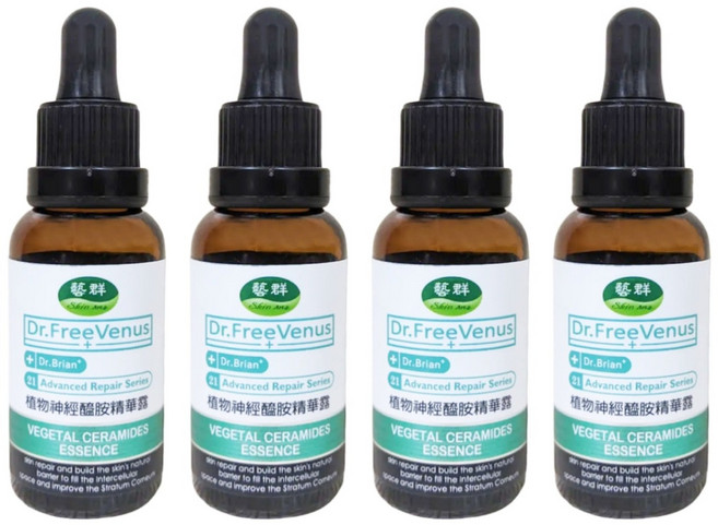 藝群 植物神經醯胺保濕精華露, 30ml, 4瓶