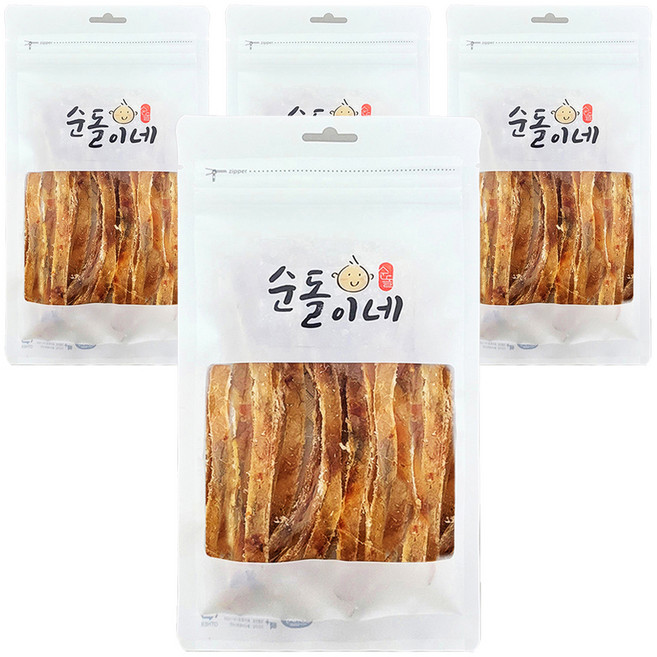 순돌이네 순살 구운 아귀스틱, 4개, 70g