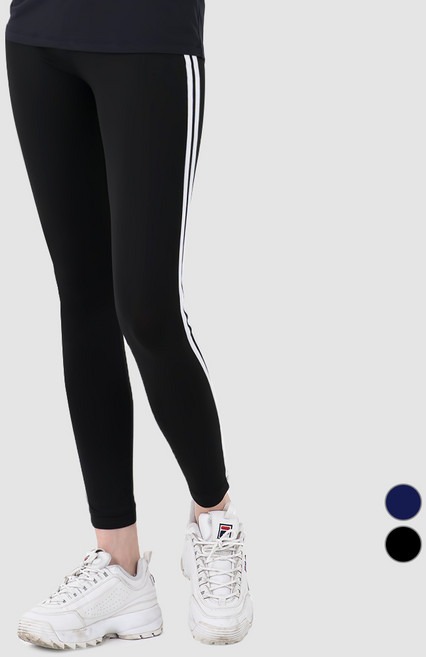 아르메데스 여성용 기능성 스포츠 9부 두줄 레깅스 AR301