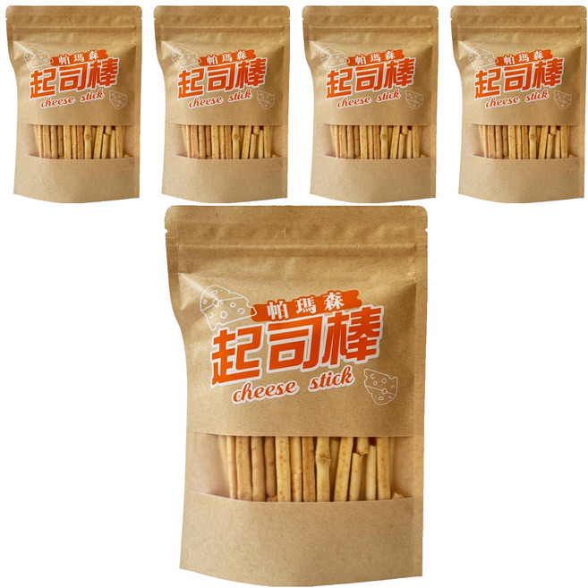 軒旺 帕瑪森起士棒, 5包, 100g
