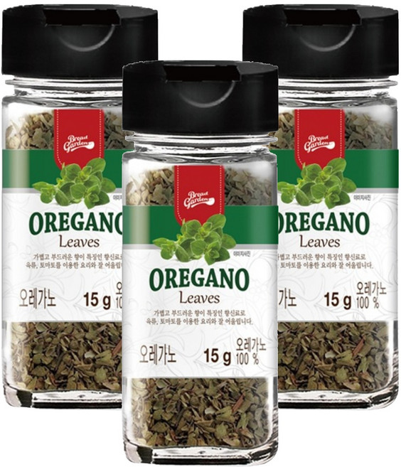 브레드가든 오레가노, 15g, 3개