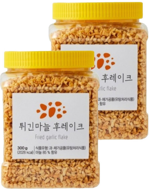 튀긴마늘 후레이크, 300g, 2개