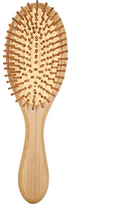 생활의 지혜 두피케어 패들 쿠션 헤어브러쉬 대 빗, 우드, 1개