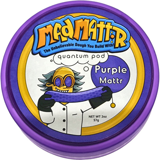 MAd MATTR 瘋狂博士MM沙 壓壓罐, 葡萄紫, 57g, 1盒