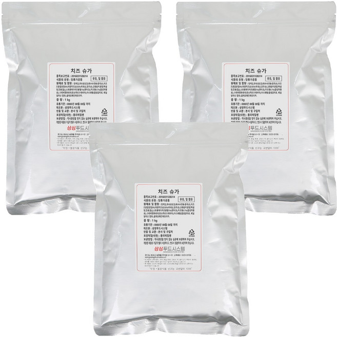 상상시즈닝 치즈슈가, 1kg, 3개