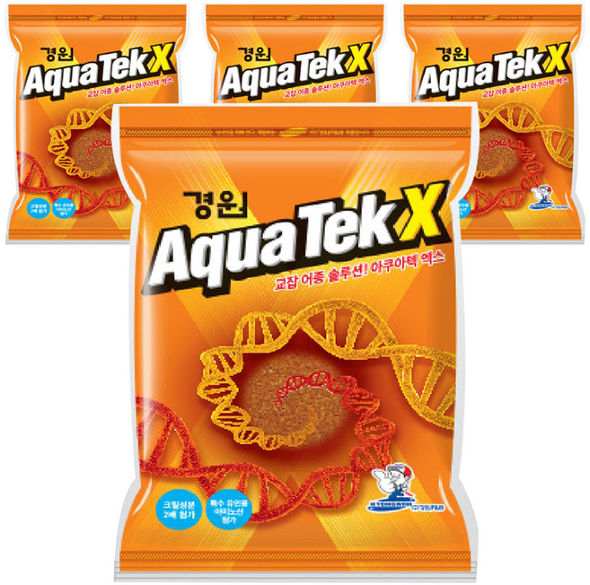 경원 아쿠아텍 엑스 떡밥, 4개, 350g