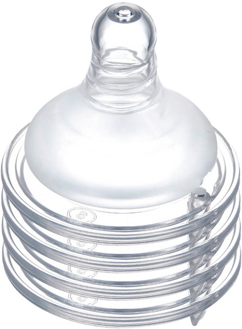 Simba 小獅王辛巴 超柔防脹氣寬口十字奶嘴, L(6個月以上), 4個