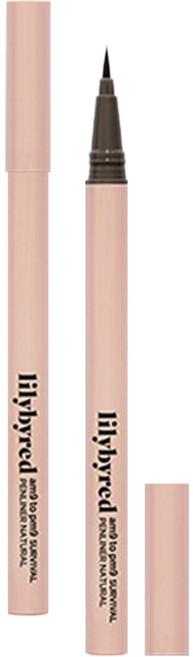 lilybyred 暮光持久眼線液筆 1g, 01 Ash Black, 2支
