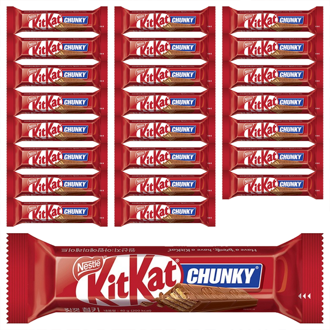 KitKat 청키 오리지널, 40g, 24개
