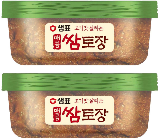 샘표 매콤 쌈토장, 170g, 2개