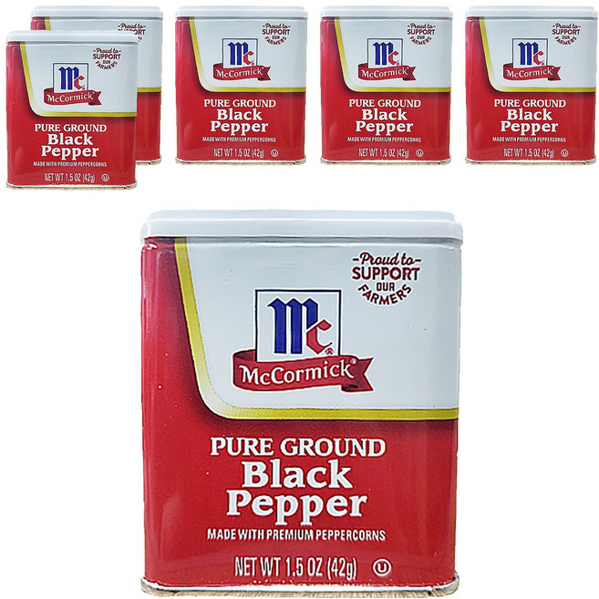 McCormick 味好美 黑胡椒粉, 42g, 6個