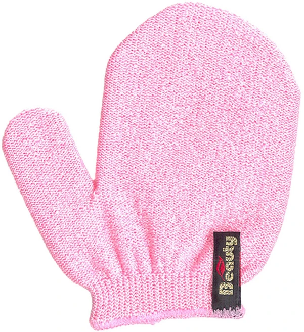 샤워손 쓰리제이 때밀이 미용 샤워 장갑 얼굴전용, 핑크, 1개, 1개입 - 쿠팡