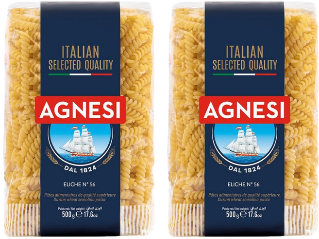 AGNESI 義大利螺旋麵, 500g, 2包