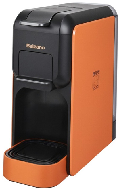 Balzano 義式半自動雙膠囊3in1咖啡機 原廠保固, BZ-CCM807, 探戈橘