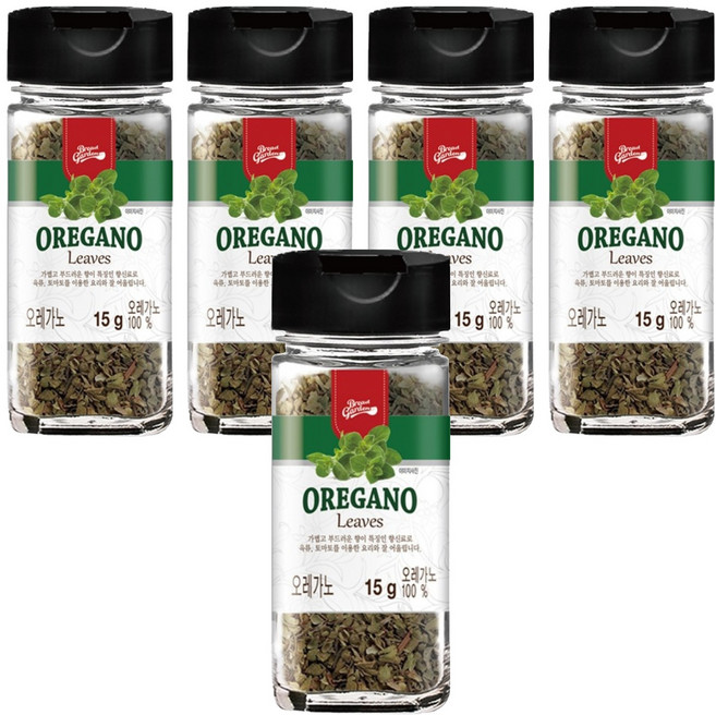 브레드가든 오레가노, 15g, 5개