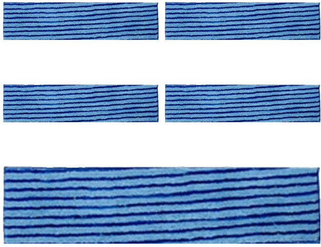 월드크린 초극세사 쓱싹패드 교체형걸레 90cm, 5개