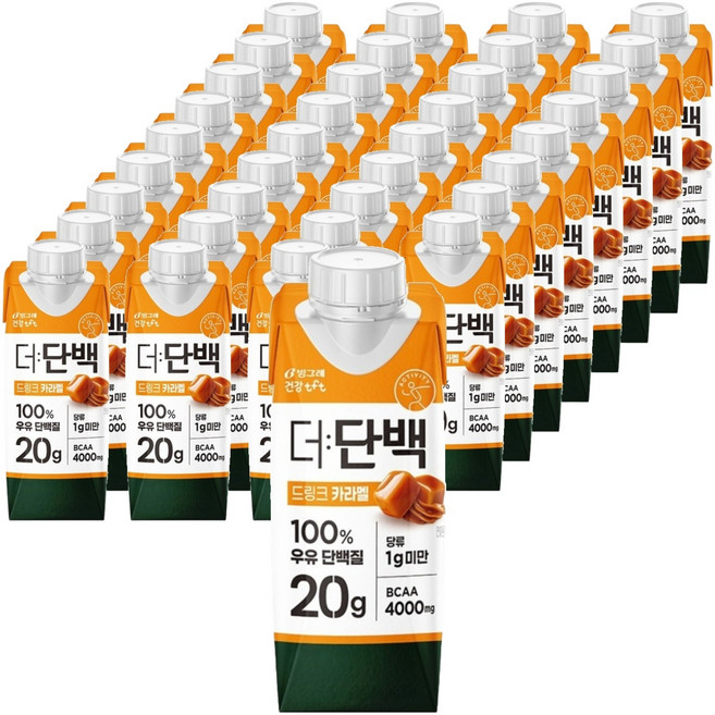 더단백 드링크 카라멜, 250ml, 36개