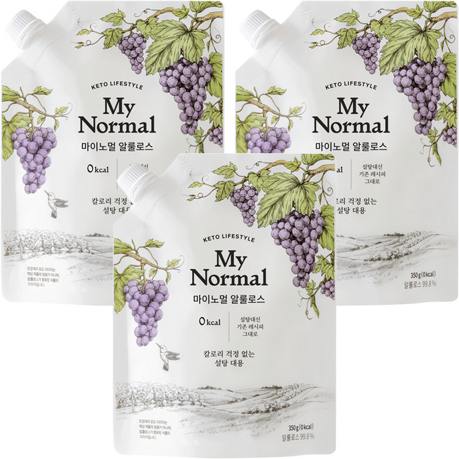 마이노멀 알룰로스, 350g, 3개