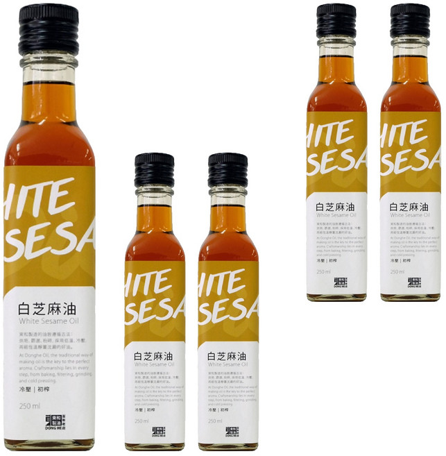 東和製油 白芝麻油, 250ml, 5瓶