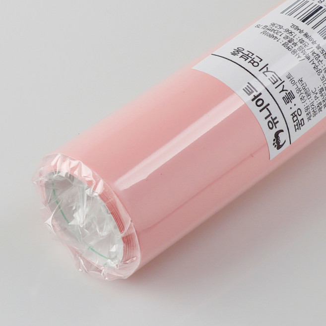 유니아트 롤 칼라 시트지, 0090 연분홍, 100 x 250 cm