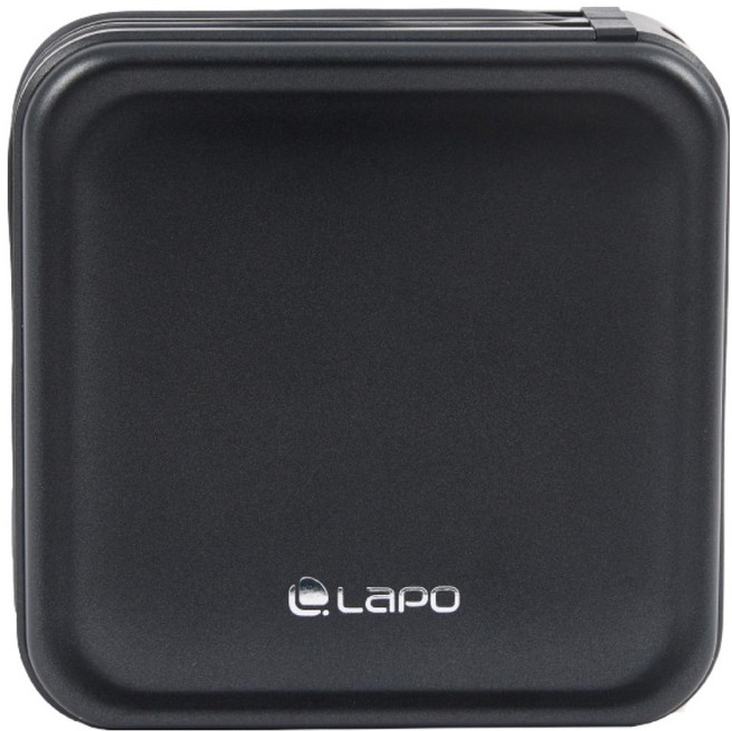 LaPO 無線充行動電源 11200mAh Type-C 附國際轉接頭, 城影灰, WT08P