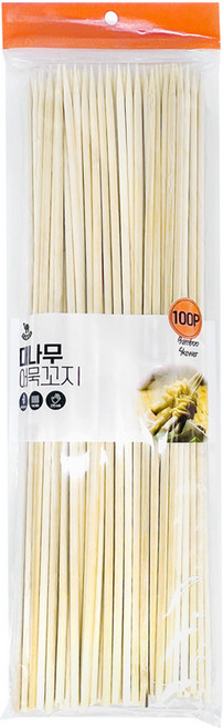 영수산업카멜 대나무 어묵 꼬지 40cm, 1개, 100개입