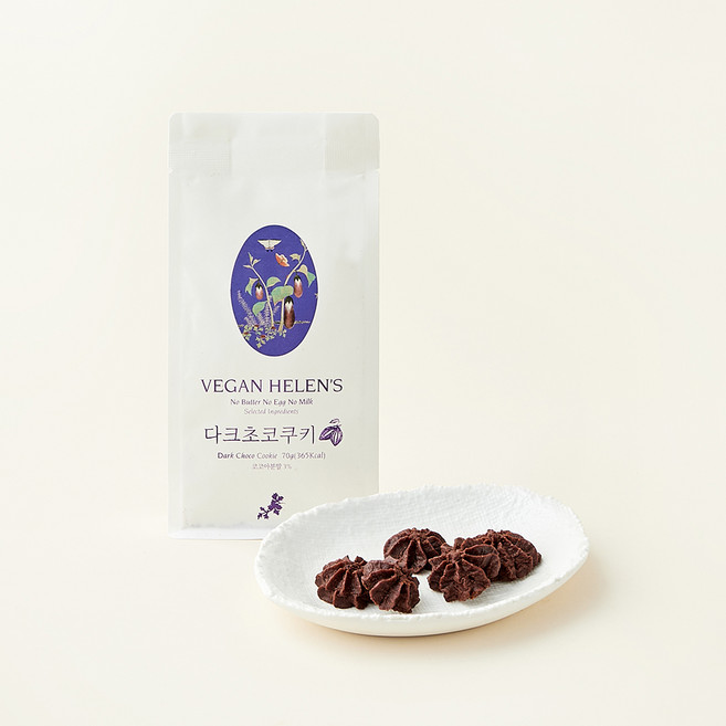 비건헬렌스 다크초코쿠키, 70g, 1개입, 1개