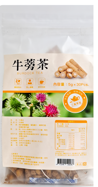 仁濟中藥 牛蒡茶, 5g, 30包, 1袋