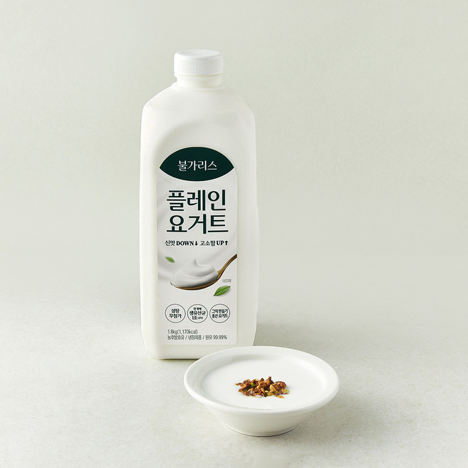 남양유업 불가리스 플레인 요거트, 1.8kg, 1개, 1개입
