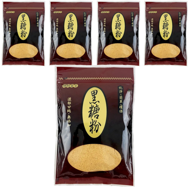 綠的宣言 黑糖粉, 250g, 5入