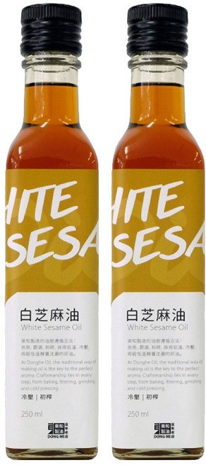 東和製油 白芝麻油, 250ml, 2瓶