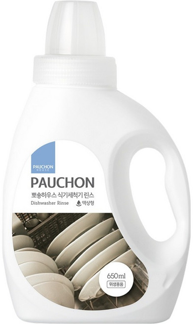 뽀숑하우스 식기세척기 린스 액상형, 650ml, 1개