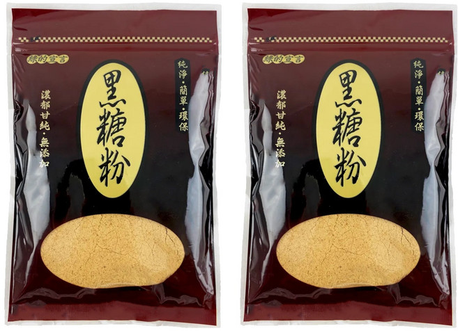 綠的宣言 黑糖粉, 250g, 2入