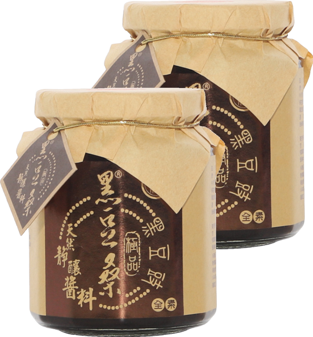 黑豆桑 極品純黑豆豉, 300g, 2罐