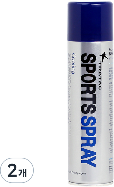 트라택 쿨링 냉각 스포츠 스프레이 420ml, 1개입, 2개