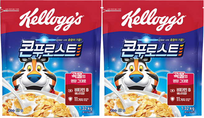 콘푸로스트 시리얼, 1.32kg, 2개