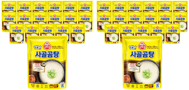 오뚜기 옛날 사골곰탕, 500g, 36개