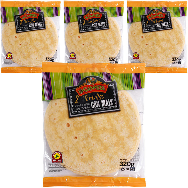 LACANASTA 墨西哥餅, 320g, 4包