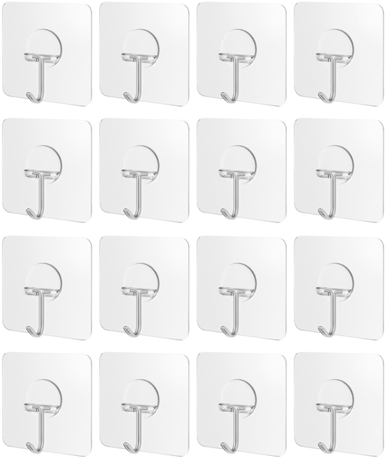 코멧 홈 강력 벽걸이 후크, 16개