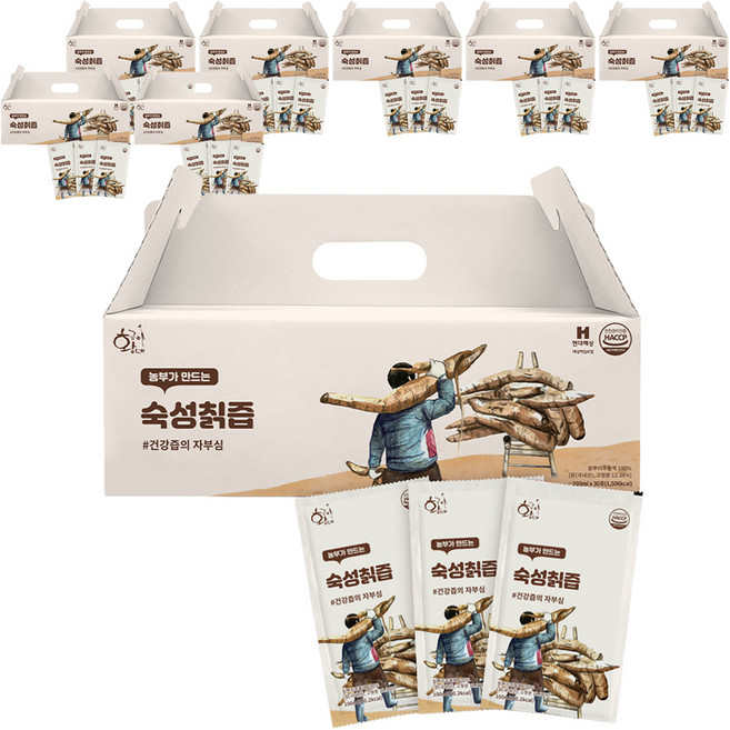 황금이네 숙성칡즙, 3L, 8개