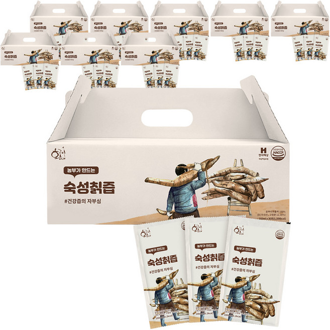 황금이네 숙성칡즙, 3L, 9개