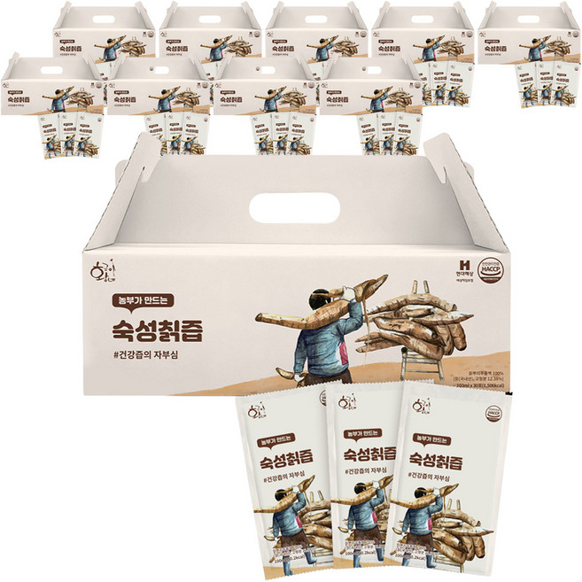 황금이네 숙성칡즙, 3L, 10개