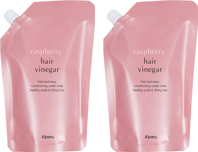 A'pieu 覆盆莓果醋香護髮保養液補充包, 400ml, 2包