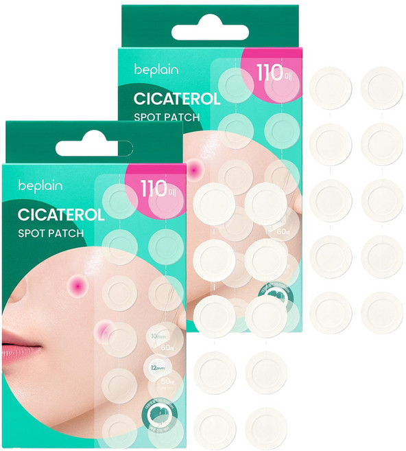 비플레인 시카테롤 스팟패치, 2개, 110개입